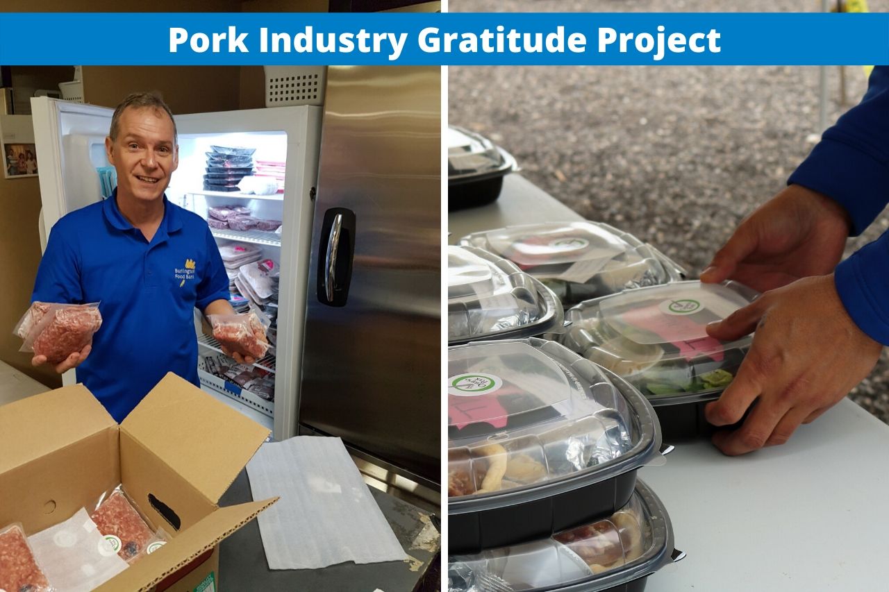 Pork donation provides protein for more than 200,000 meals