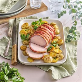 Bacon-Wrapped Pork Roast