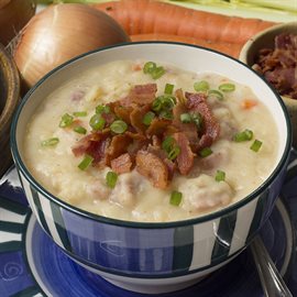 Ham & potato soup... and the grab-and-go meal