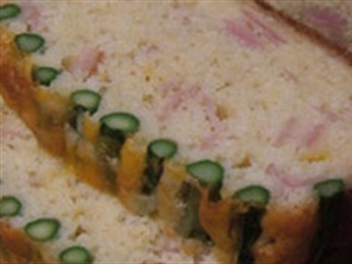 Asparagus Ham Cornmeal Loaf 