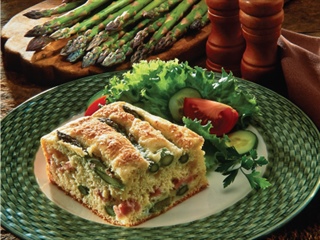 Asparagus and Ham Brunch Bread 