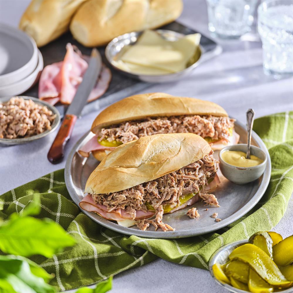 Pulled Pork Cuban Sandwich Recipe | Ontario Pork