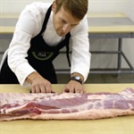 Pork belly butchery