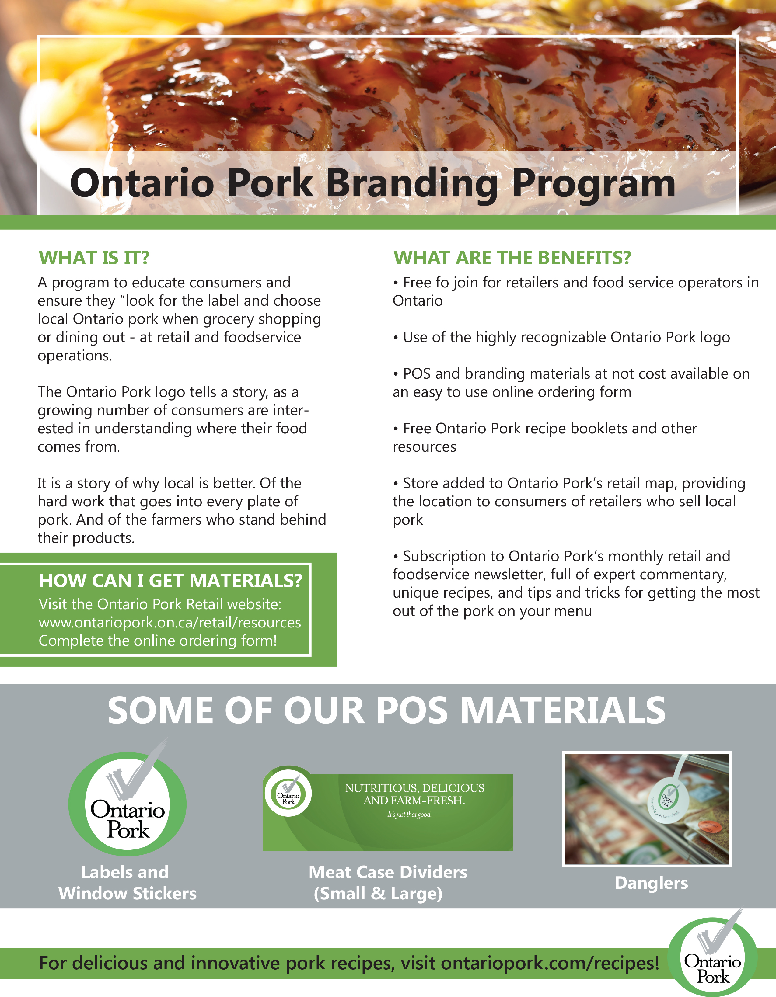 Ontario Pork Branding Page 1