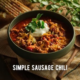 Simple Sausage Chili Recipe